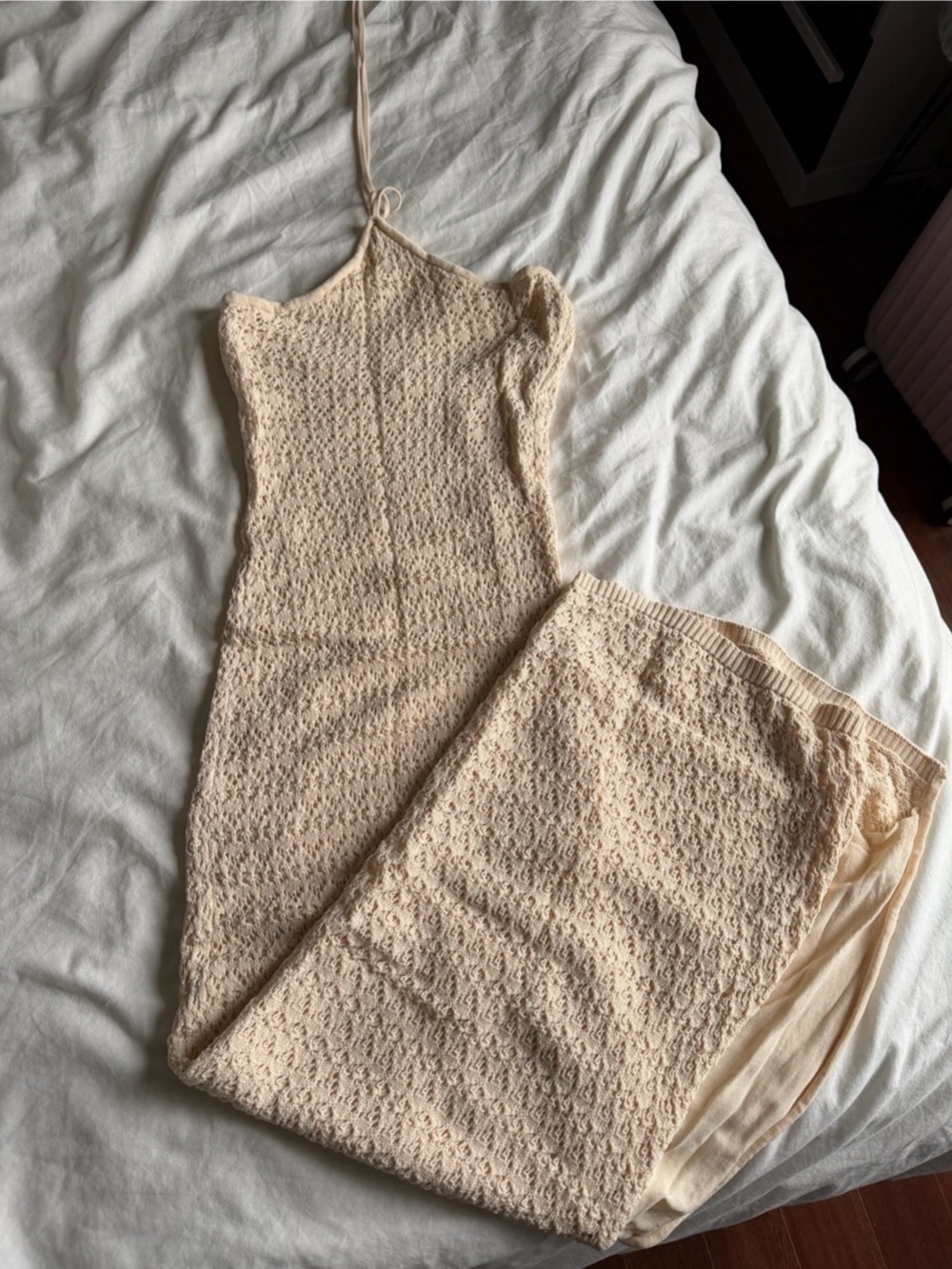 Beige maxi dress